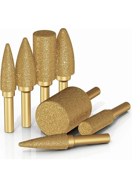 Mermi 8x6 6mm Vakum Kaynaklı Elmas Taşlama Kafası Çapaklar Gravür Matkap Uçları Taş Alaşım Yeşim Soyma Dökme Demir Parlatma Oyma Araçları (Yurt Dışından) modelleri