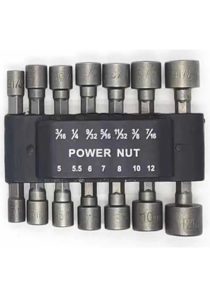 1 Takım (9 Adet) 9-14 Adet/takım Anahtarı 1/4 "vida Metrik Ingiliz Sürücü Aracı Set Adaptörü Matkap Ucu Altıgen Şaft Altıgen Somun Soket Manyetik Olmayan (Yurt Dışından)