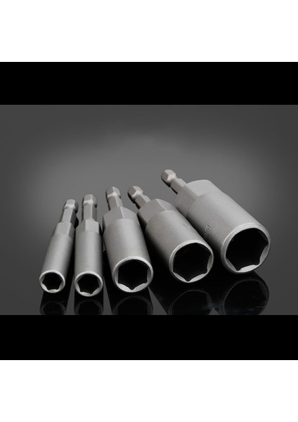 12MM x 80MM 1/4 Inç 6-19MM Uzunluk 80MM Hex Shank Güç Somun Sürücü Manyetik Matkap Ucu Lokma Anahtar Seti Adapt Araçları (Yurt Dışından)