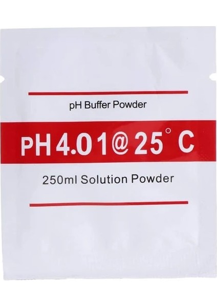 1 Adet 4.01 Ph Tampon Ph Ölçer Tampon Çözümü 256MV Orp Tozu Ph Kalibrasyonu Orp Doğru Kalibre Ph Kalibrasyon Tozu Çözeltisi 6.86,4.01,9.18 (Yurt Dışından)