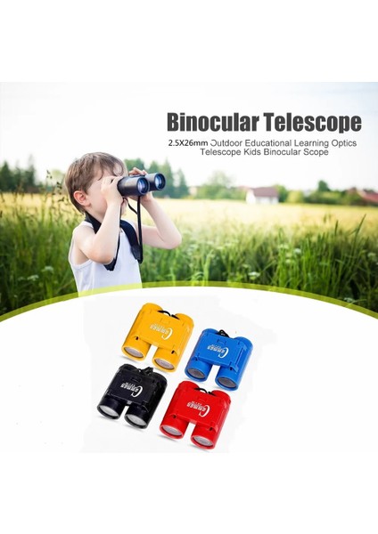 Sarı Dürbün Hd 2.5X26 Teleskop Çocuk Renkli Teleskop Sabit Zoom Anti-Skid Taşınabilir Alan Gözlük Çocuklar Için Hediyeler (Yurt Dışından) fiyatları