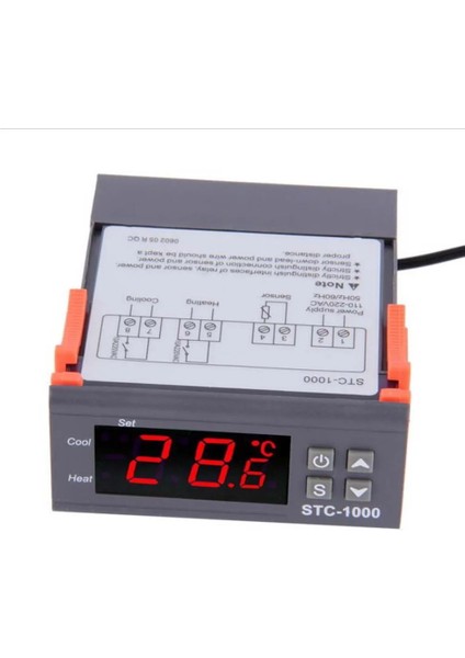 24V STC-1000 Inkübatör Için Termostat Sıcaklık Kontrol Cihazı Röle LED 10A 2 Aşamalı Isıtma Soğutma 110V 220V 12V 24V Güç Kaynağı (Yurt Dışından)