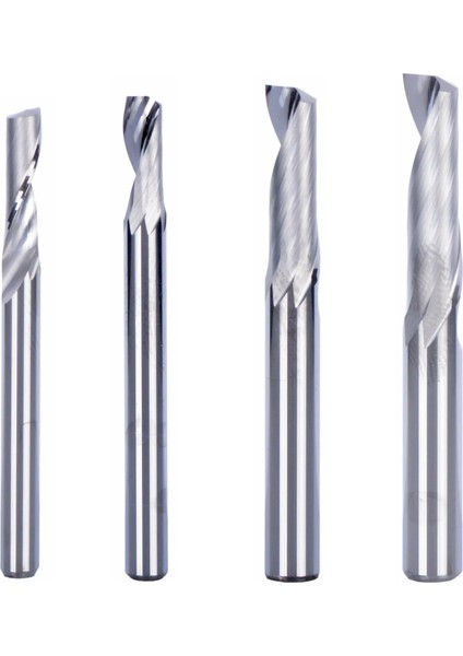 3.175X1.5X3X38L 1 Adet 3.175/4/5/6/8MM Tek Flüt Freze Kesiciler Alüminyum Cnc Araçları Katı Karbür, Alüminyum Kompozit Paneller (Yurt Dışından)
