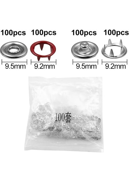 K Pense Aracı Aksesuarları Metal Snap Düğmesi Bağlantı Elemanları Basın Çıtçıt Yaka Çivileri Baskı Bağlantı Elemanları Dıy Kurulum Giysi Kot Çanta Klipsi (Yurt Dışından)