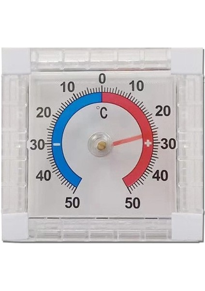 1 -50~50°c -20~70°c Yuvarlak Kare Yüksek Doğruluk Termometre Sıcaklık Ölçer Kapalı Dış Duvar Sera Ev Termometresi (Yurt Dışından)