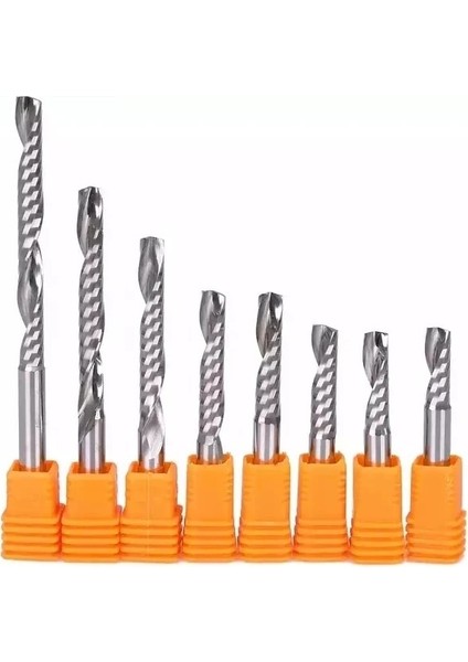 3.175X2.0X12 1 Adet 5A Tek Flüt Up Spiral Kesici Cnc End Mill Karbür Yönlendirici Bit Akrilik Pvc Mdf Freze Kesicisi Aaaaa Kalite (Yurt Dışından) modelleri