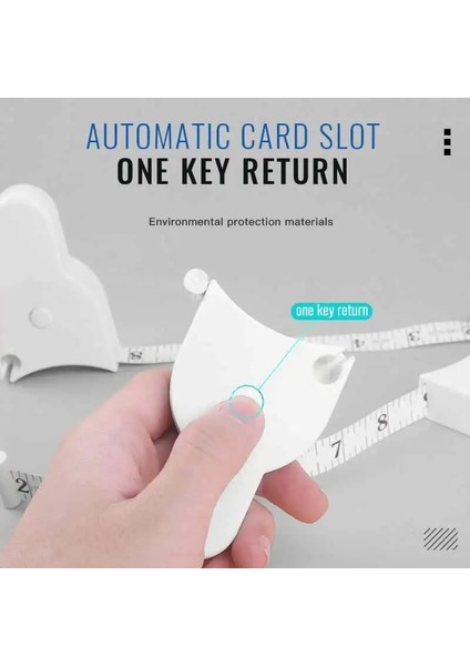 Siyah 2 Adet Otomatik Teleskopik Mezura 150 Cm/59 Inç Vücut Ölçüm Cetveli Geri Çekilebilir Mezura Vücut Ölçüsü Dikiş Araçları (Yurt Dışından)