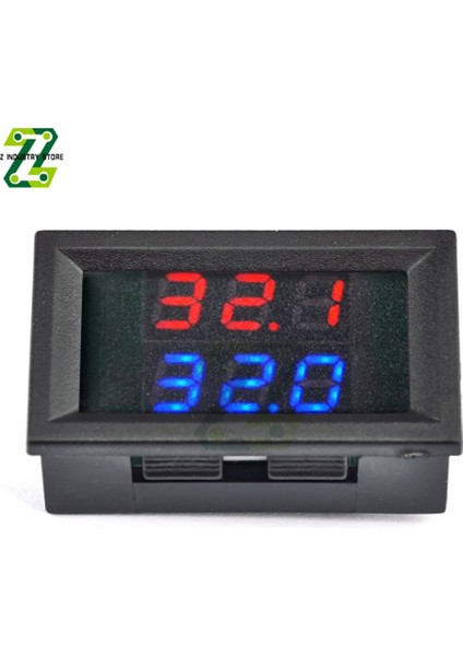 DC4-28V Dc 4-28V LED Ekran Çift Kırmızı Mavi Dijital Sıcaklık Sensörü Termometre Ntc Çift Prob Kablosu (Yurt Dışından) modelleri