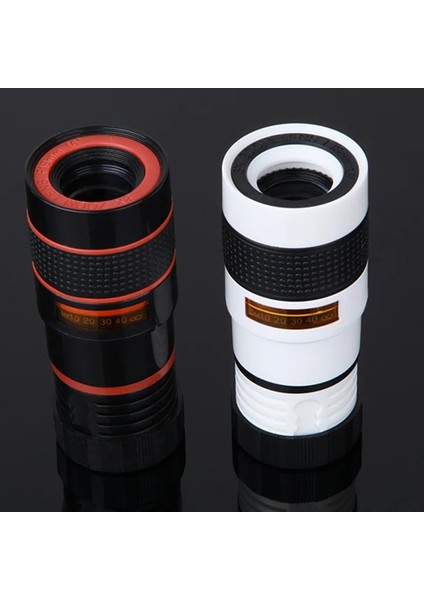 Beyaz Yeni 8X18 Cep Telefonu Monoküler Teleskop Evrensel Klip ile Vinyet Olmadan Herhangi Bir Cep Telefonu Teleskop Kamera Adaptörü (Yurt Dışından) fiyatları