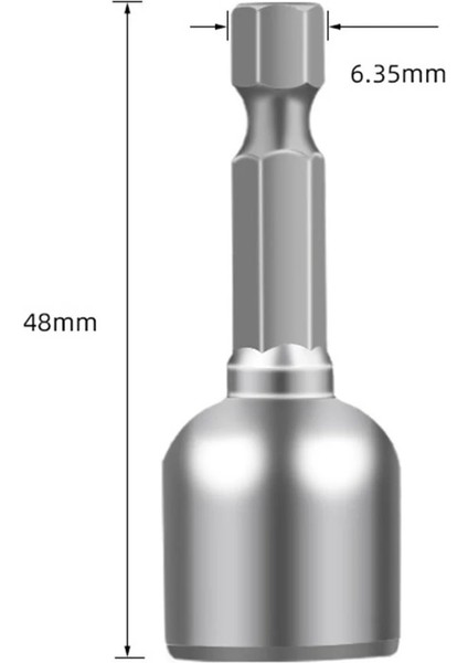 11MM 6-13 M Darbe Altıgen Soket Manyetik Somun Tornavida 1/4" Hex Shank Elektrikli Matkap Uçları Darbeli Sürücüler Soket Kiti (Yurt Dışından)