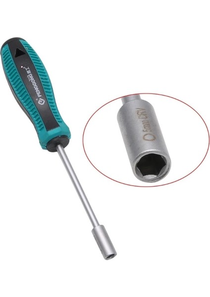 5mm 3/3.5/4/4.5/ 5/5.5/6/7/8/9/10/1/12/13/14MM Metal Soket Sürücü Altıgen Somun Anahtar Anahtarı Tornavida Somun Anahtarı El Aleti (Yurt Dışından)