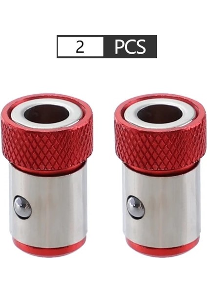 2pcs5 Evrensel Manyetik Halka 1/4" Metal Tornavida Ucu Manyetik Halka 6.35MM Shank Korozyon Önleyici Matkap Ucu Mıknatıs Güçlü Halka (Yurt Dışından)
