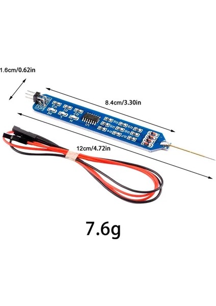 Mavi 5V 3.3V Mantık Test Cihazı Kalem Yüksek Düşük Seviye Test Cihazı Dijital Devre Hata Ayıklayıcı Mantık Pulser Analizörü Tespit Probu W/dupont Hattı (Yurt Dışından)