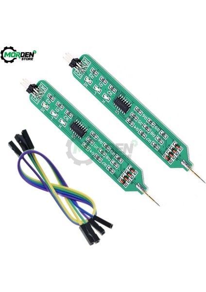 Mavi 5V 3.3V Mantık Test Cihazı Kalem Yüksek Düşük Seviye Test Cihazı Dijital Devre Hata Ayıklayıcı Mantık Pulser Analizörü Tespit Probu W/dupont Hattı (Yurt Dışından)