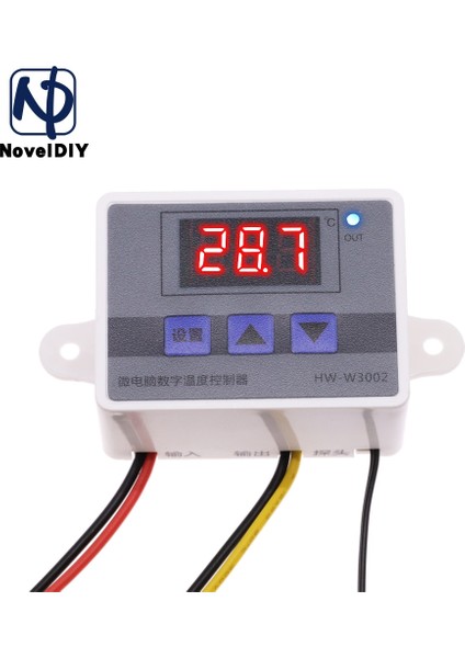 Dc 24V 12V 24V 110V 220V Profesyonel W3002 Dijital LED Sıcaklık Kontrol Cihazı 10A Termostat Regülatörü Kontrol Anahtarı XH-W3002 (Yurt Dışından)