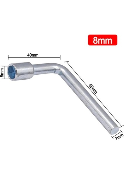 8mm 1 Adet Lokma Anahtar Mekanik Eşleştirme Donanım L Şeklinde Soket El Otomotiv Donanım Araçları Lokma Anahtar (Yurt Dışından)