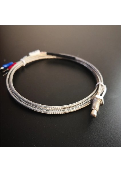 PT100 Type 2m K PT100 Tipi Termokupl Probu 3-Wire M8 Termostat REX-C100 Için Konu Sıcaklık Sensörü (Yurt Dışından)