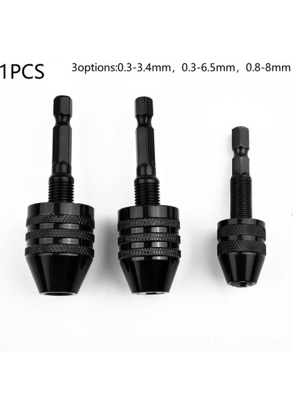 Ingıltere Anahtarsız Matkap Chuck Tornavida Darbeli Sürücü Adaptörü 1/4 '' Hex Shank Matkap Ucu Aracı Hızlı Değişim Dönüştürücü Adaptör (Yurt Dışından)