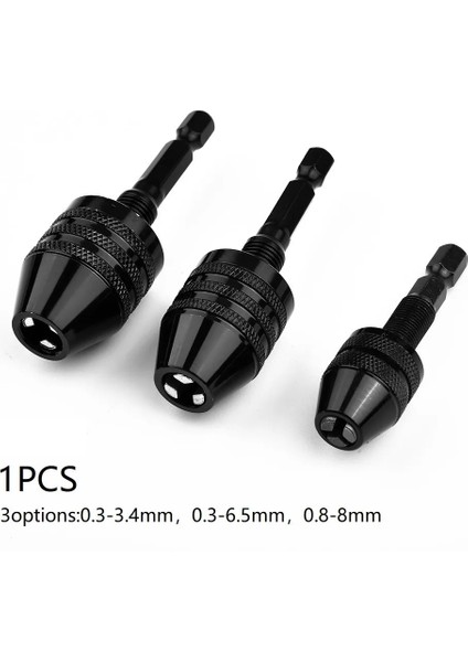 Ingıltere Anahtarsız Matkap Chuck Tornavida Darbeli Sürücü Adaptörü 1/4 '' Hex Shank Matkap Ucu Aracı Hızlı Değişim Dönüştürücü Adaptör (Yurt Dışından)