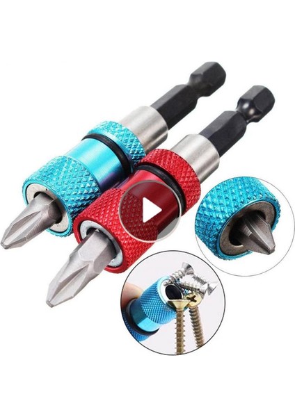 Mavi 1/4 Inç Hex Shank Tornavida 6.35MM Manyetik Tornavida Bit Tutucu Hex Sürücü Matkap Uçları ile Bar Uzatma Scewdriver Bit (Yurt Dışından) fiyatları