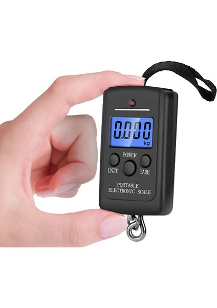 Arkadan Aydınlatmalı 40 kg x 10G Mini Dijital Ölçeği Balıkçılık Bagaj Seyahat Ağırlık Steelyard Asılı Elektronik Kanca Ölçeği Mutfak Ağırlık Aracı (Yurt Dışından) indirimleri