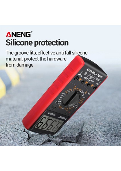 Yeşil Aneng AN9205A + LCD Ekran 1999 Sayım Dijital Multimetre Taşınabilir Ac / Dc Voltmetre Ampermetre Direnç Test Cihazı (Yurt Dışından)