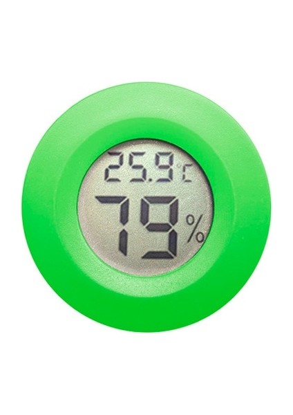 Yeşil 2 In1 Dijital Termometre Higrometre Mini LCD Dijital Sıcaklık Nem Ölçer Dedektörü Thermograph Kapalı Oda Enstrüman (Yurt Dışından)