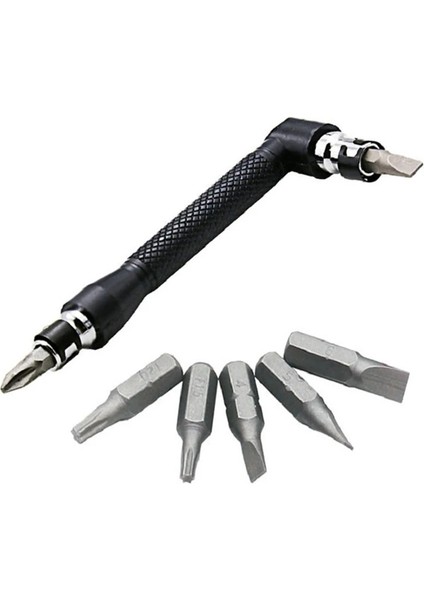 L Şeklinde Tornavida Mini L Şeklinde Çift Kafalı Lokma Anahtar 1/4 "6.35MM Tornavida Uçları Yardımcı Alet ve Tornavida Ucu Seti El Aleti Kiti (Yurt Dışından) indirimleri