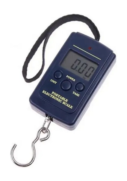 Gri Çok Fonksiyonlu Mini 40 KG/10G Elektronik Asılı Balıkçılık Bagaj Balanca Dijital Kullanışlı Cep Ağırlık Kanca Ölçeği LCD Ekran Ns-5 (Yurt Dışından)