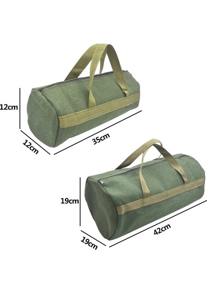 40X22X15CM Tuval Taşınabilir Araç Seti Çok Fonksiyonlu Donanım Anahtarı Depolama Alet Çantaları Elektrikçi Tornavida Organizatör Çantası Çanta (Yurt Dışından)