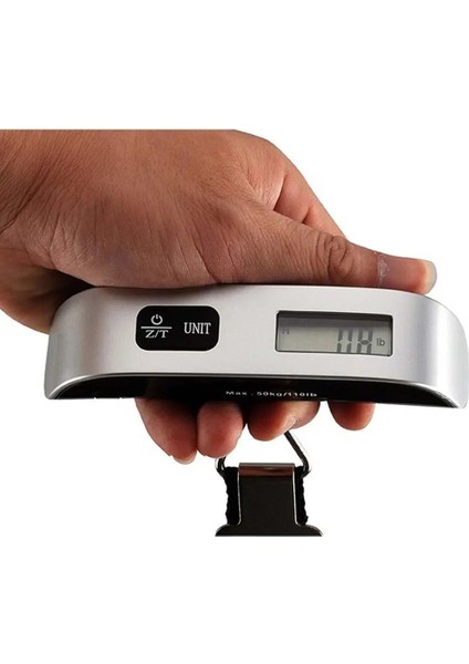 Gösterildiği Gibi Taşınabilir Ölçekli Dijital LCD Ekran 50 kg Elektronik Bagaj Asılı Bavul Seyahat Ağırlığı Bagaj Çantası Ağırlık Dengesi Aracı (Yurt Dışından) indirimleri