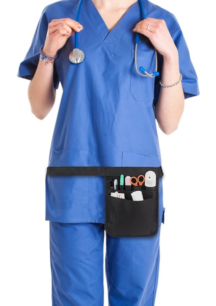 71BLACK Hemşire Bel Çantası Stetoskoplar Dayanıklı Acil Durum Malzemeleri Tıbbi Dişli Cep Çoklu Cepler Hemşire Aracı Bel Çantası Veteriner 2002 (Yurt Dışından) fiyatları