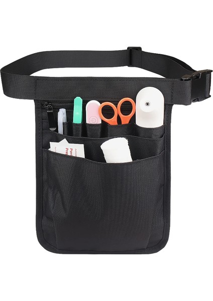 71BLACK Hemşire Bel Çantası Stetoskoplar Dayanıklı Acil Durum Malzemeleri Tıbbi Dişli Cep Çoklu Cepler Hemşire Aracı Bel Çantası Veteriner 2002 (Yurt Dışından) modelleri