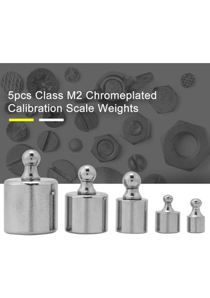 5 Adet 5 Adet Bölünmüş Ağırlıklar Kalibrasyon Elektronik Terazi Standart Ağırlıklar Karbon Çelik Denge Laboratuvar Ağırlığı (Yurt Dışından) indirimleri