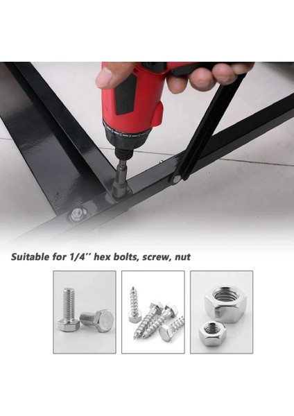 12MM 1 Adet Altıgen Soket Kol Nozulları Somun Anahtarı Seti 80MM Uzunluk 1/4 "güç Somunları Sürücü Soket Tornavida Seti Uçları Setleri Araçları 5.5-17MM (Yurt Dışından)