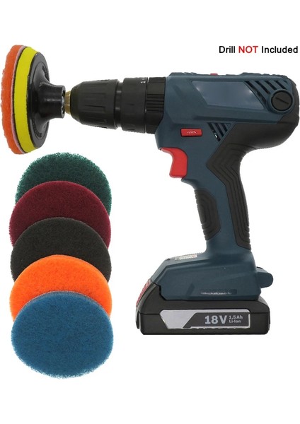 Mavi (2500) 5 Adet 4 Inç Naylon Parlatma Pedi Temizlik Bezi Ovma Pedi Endüstriyel Ovma Pedleri 240/400/800 # Fit 4 "kanca Döngü Zımpara Pedleri (Yurt Dışından) fiyatları