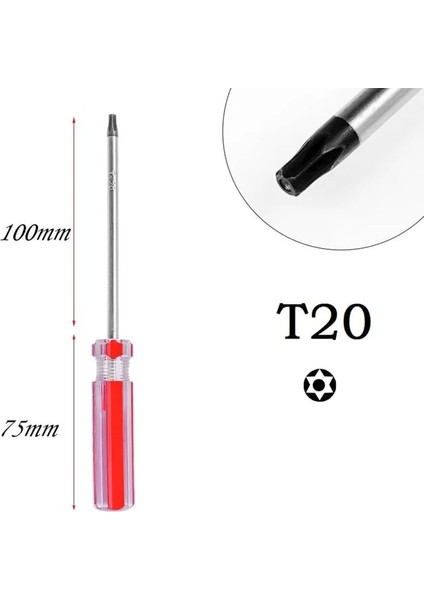 T20 T15 T20 T25 T30 Hassas Manyetik Tornavida 360 Kablosuz Denetleyici Telefonu Tamir Araçları Torx Tornavida El Aletleri (Yurt Dışından)