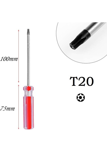 T20 T15 T20 T25 T30 Hassas Manyetik Tornavida 360 Kablosuz Denetleyici Telefonu Tamir Araçları Torx Tornavida El Aletleri (Yurt Dışından)