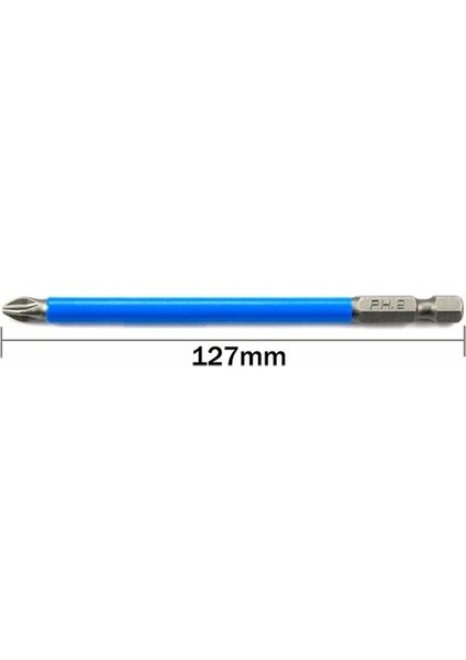 127MM Kaymaz Ph2 Çapraz Bit Matkap Kafa Seti Hex Shank Manyetik Elektrikli Tornavida Uçları Ipuçları Metrik Rüzgar Toplu Kafa Elektrikli El Aletleri Uyar (Yurt Dışından)