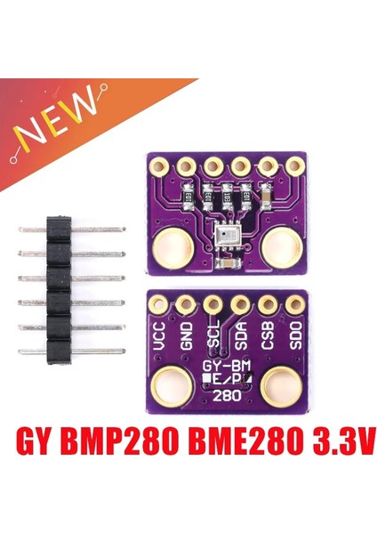 5 Adet Gy BMP280 BME280 3.3V Yüksek Hassasiyetli Dijital Atmosfer Basıncı Sensörü Sıcaklık Nem Sensörü Modülü Altimetre Sensörü (Yurt Dışından)