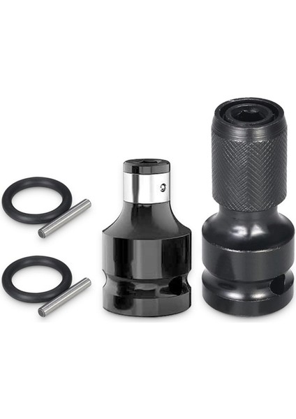 1 Adet Standart 1/2 "kare 1/4" Altıgen Cırcır Lokma Anahtar Soket Adaptörü Ingiliz Anahtarı Takımı Sürücü Dönüştürücü Evrensel Uyarlanabilir Darbe Aracı (Yurt Dışından)