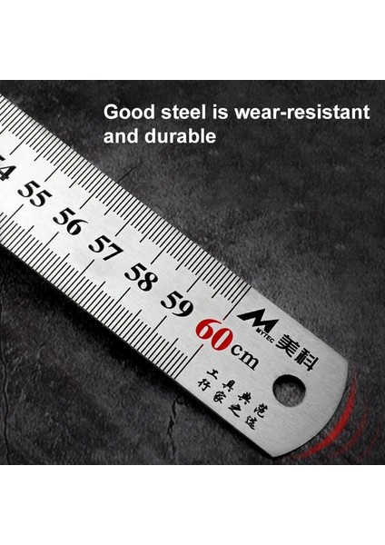 20CM Çift Taraflı Paslanmaz Çelik Düz Cetvel 500MM Santimetre Inç Ölçekli Santimetre Inç Ölçekli Cetvel Çift Taraflı Hassas (Yurt Dışından) fırsatları