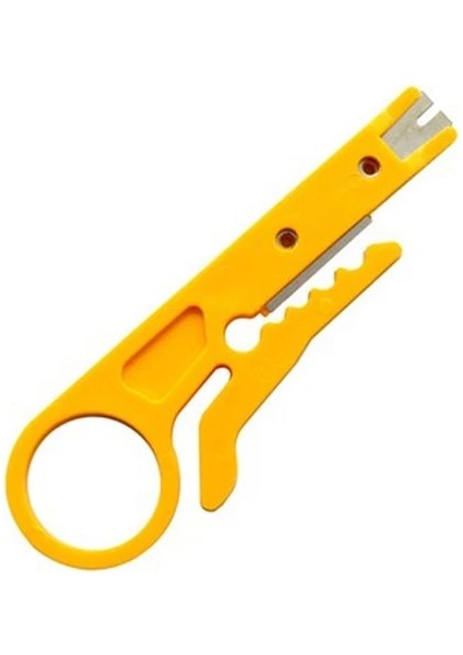 Sarı 3 Adet 1/3/5 Adet Kablo Tel Striptizci Kesici Mini Crimper Pense Taşınabilir Tel Striptizci Bıçak Çok Fonksiyonlu Striptizci Aracı Sıkma Aracı (Yurt Dışından)