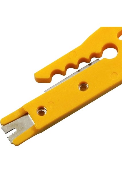 Sarı 3 Adet 1/3/5 Adet Kablo Tel Striptizci Kesici Mini Crimper Pense Taşınabilir Tel Striptizci Bıçak Çok Fonksiyonlu Striptizci Aracı Sıkma Aracı (Yurt Dışından)