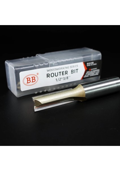 1-4x1-2 Bb Düz Bit 1/4 1/2 Ağaç Işleme Planya 1 2 Flüt Uzun Bıçak Yönlendirici Bit Aracı End Mill Kesici Yan Çalışma (Yurt Dışından) modelleri