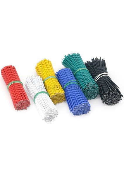 Mavi 100 Adet Kalay Kaplamalı Breadboard Pcb Lehim Kablosu 24AWG 10CM Fly Jumper Tel Kablo Teneke Iletken Teller 1007-24AWG Bağlayıcı Tel (Yurt Dışından) fiyatları