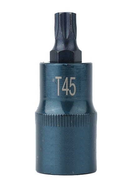 T45 1/2 Inç Soket Uçları Adaptörü 55 Mm/2.17 "tornavida Bit Aracı T20 T25 T27 T30 T35 T40 T45 T50 T55 T60 T70 Adaptör El Aleti (Yurt Dışından)