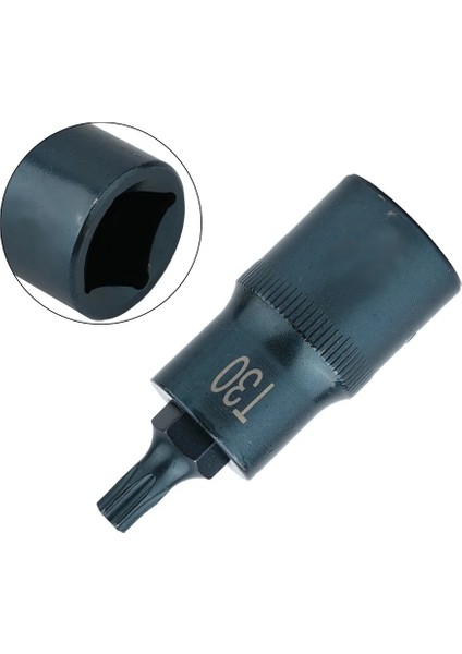 T45 1/2 Inç Soket Uçları Adaptörü 55 Mm/2.17 "tornavida Bit Aracı T20 T25 T27 T30 T35 T40 T45 T50 T55 T60 T70 Adaptör El Aleti (Yurt Dışından) fiyatları