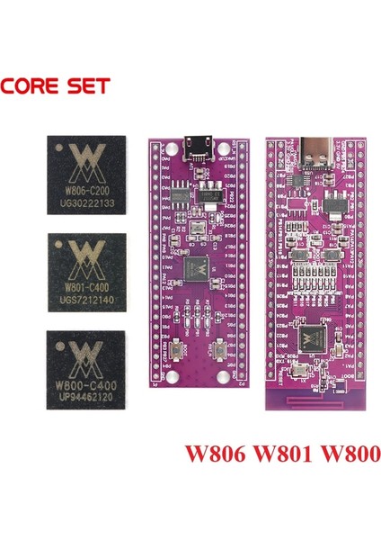 W806 Kurulu W806 W801 W800 Geliştirme Kartı W806 W801 W800 Mikrodenetleyici 32-Bit Soc Iot Mcu W801-C400 W806-C200 W806-KIT (Yurt Dışından) fiyatları
