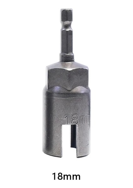 H18MM Kelebek Cıvata Soket Anahtarı 1/4 "hex Shank Güç Kanat Somun Sürücü Yuvası Kanat Somun Matkap Ucu 10/12/14/16/18MM Panel Somun Vidaları Için (Yurt Dışından)